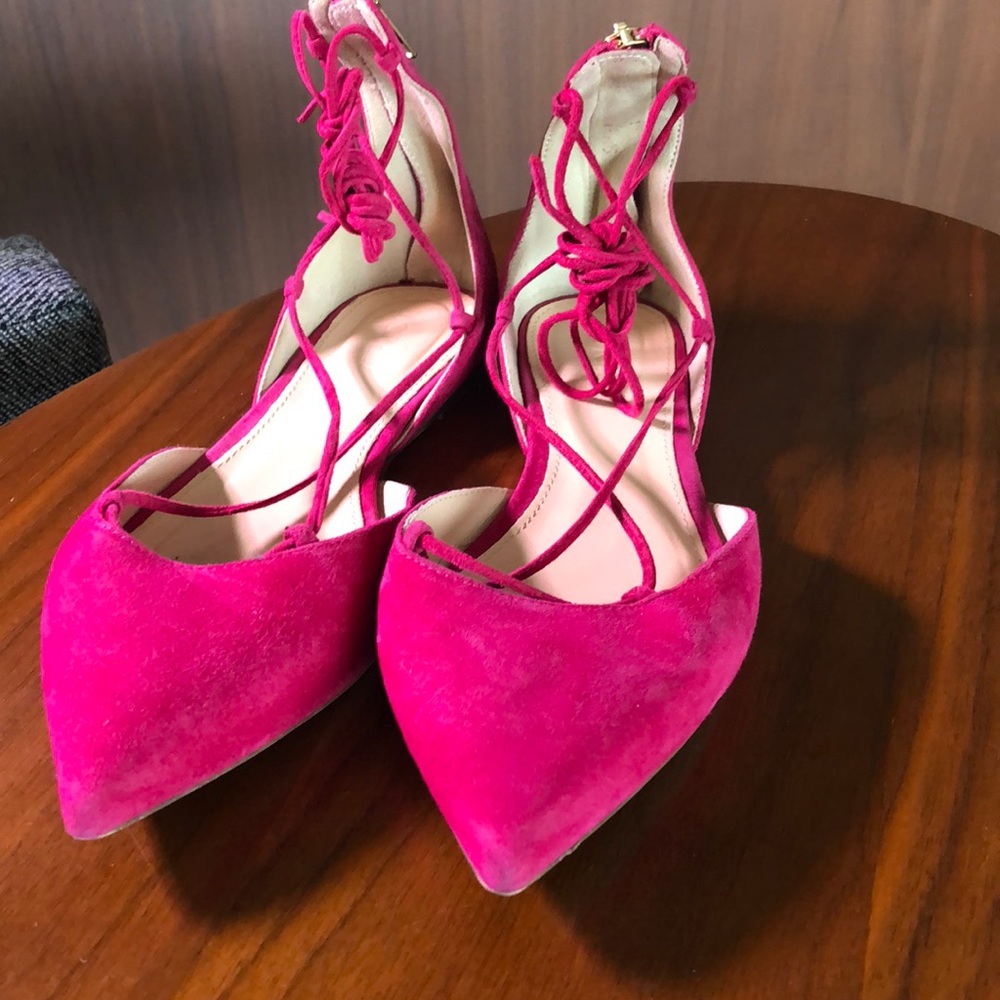 Magenta JCrew sandals